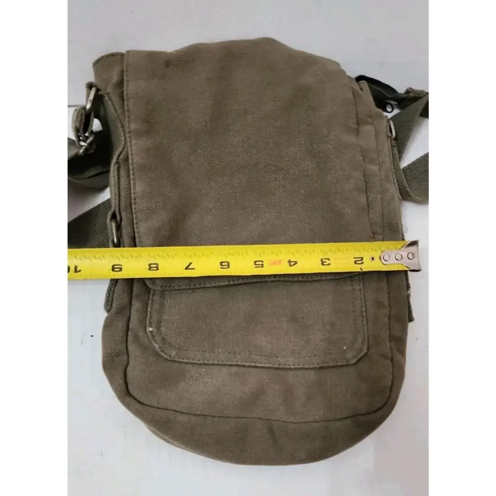 Rothco Canvas Messenger Bag Olive Drab Tactical Grunge Crossbody Gorpcore Y2K